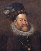 AACHEN, Hans von Emperor Rudolf II oil on canvas